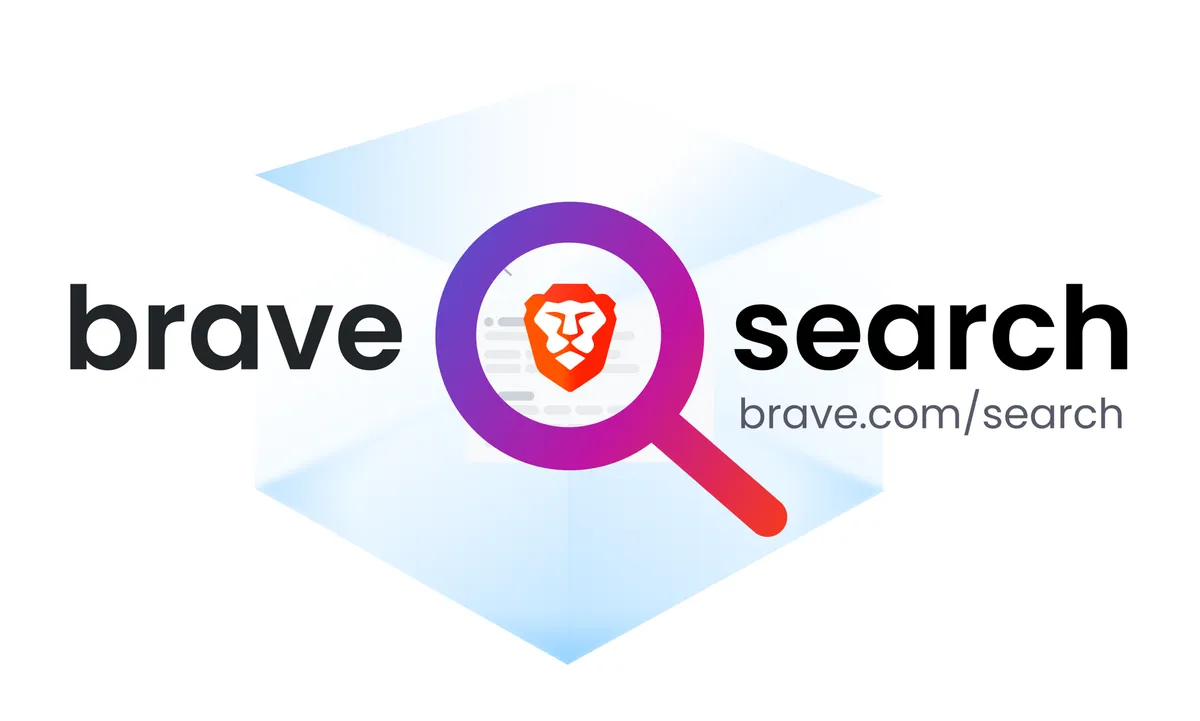 Brave Search logo, the independent index behind the Brave Search API